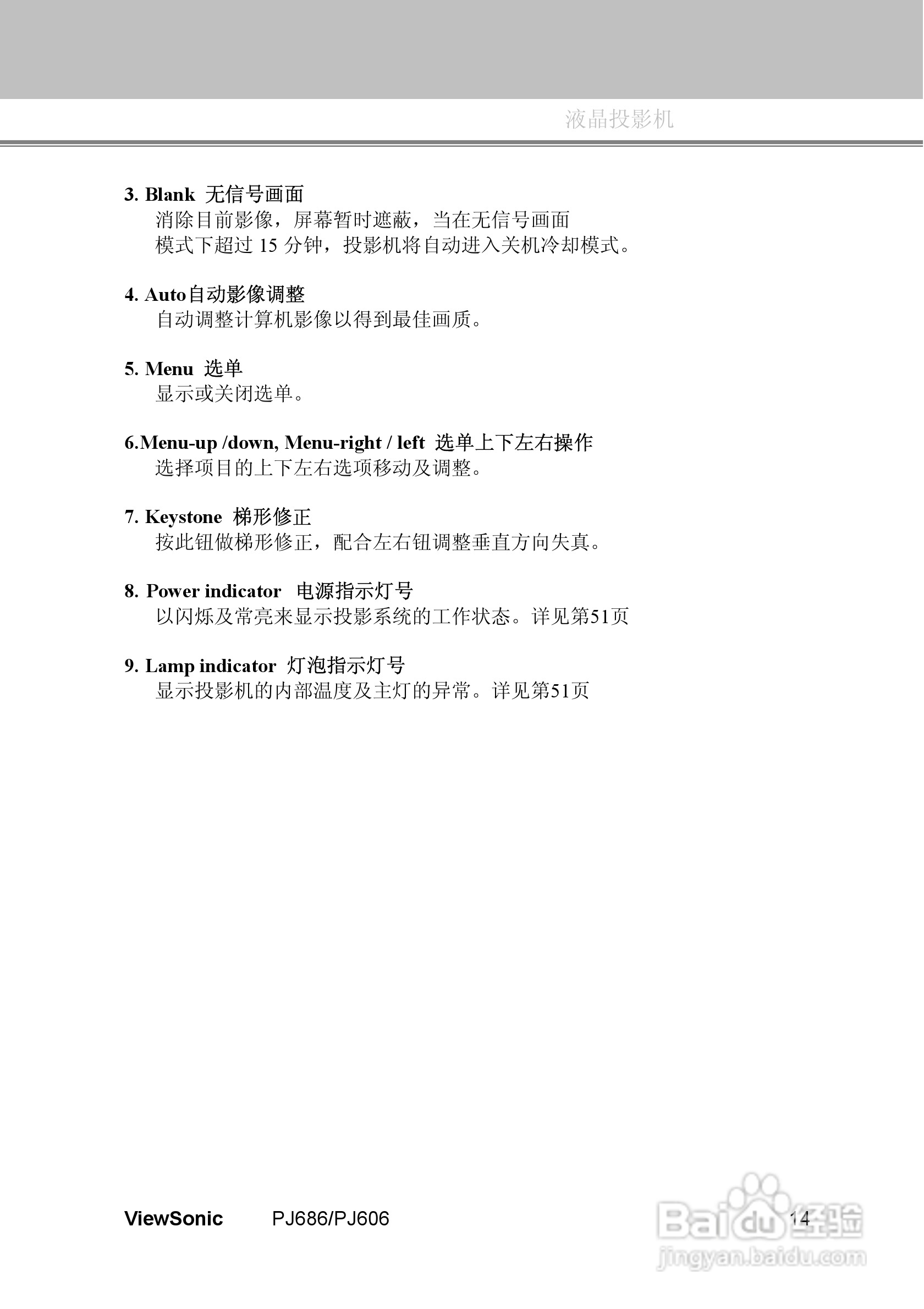 优派PJ606投影机使用说明书:[2]