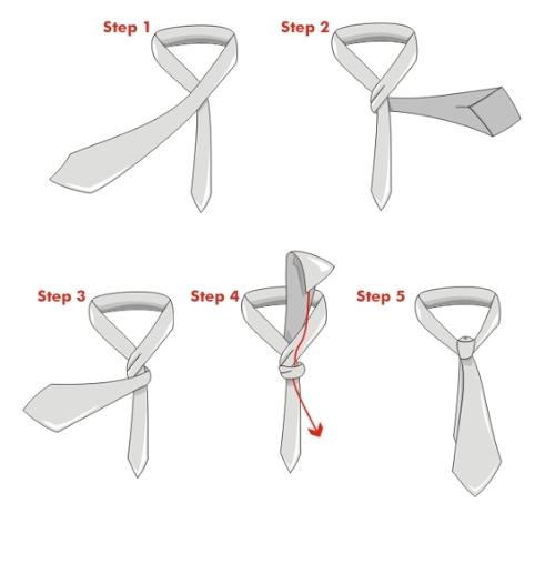 教你如何快速打领结