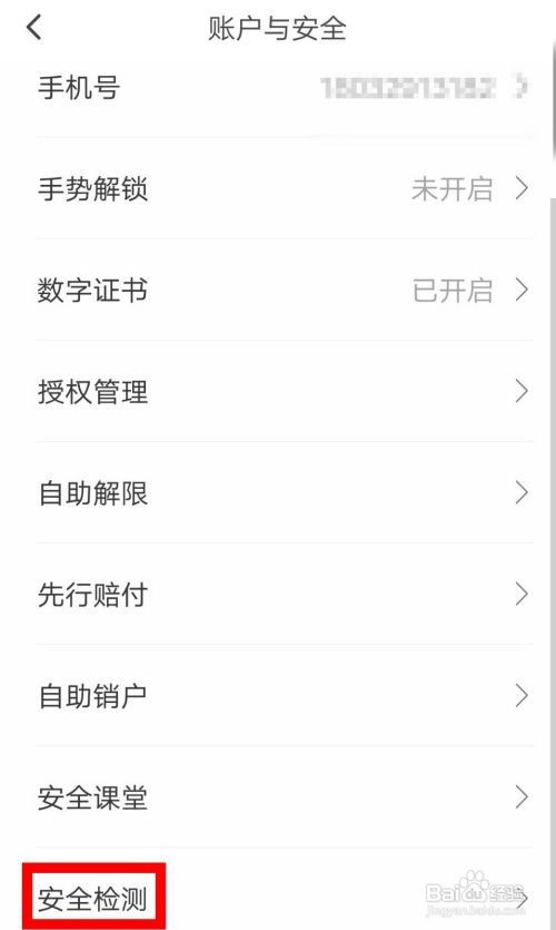 翼支付怎样进行安全检测