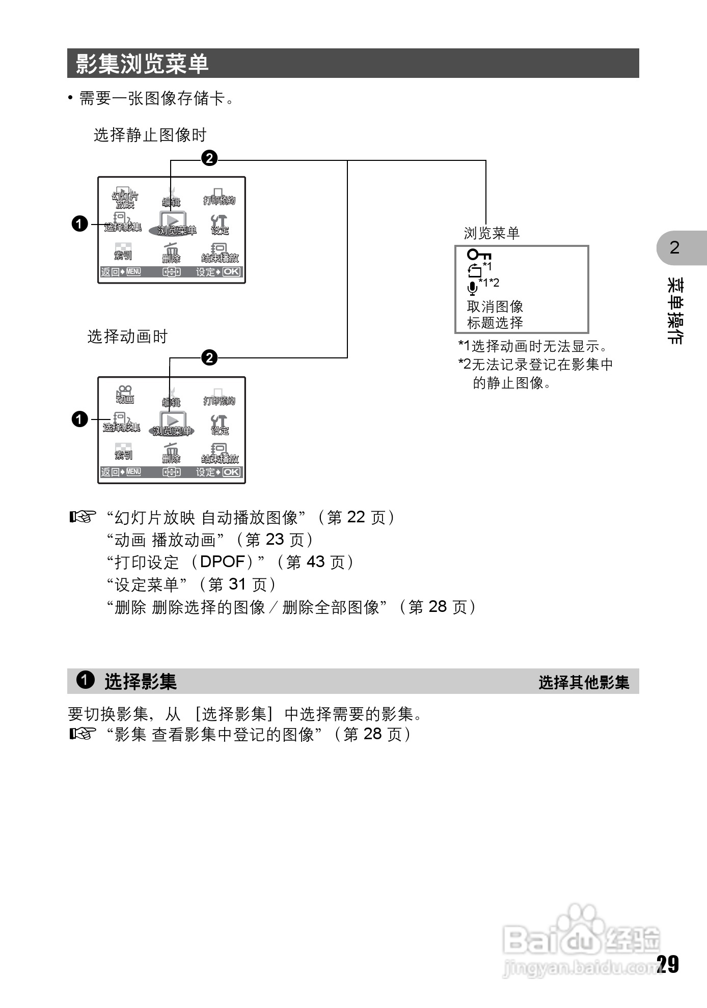 奥林巴斯 stylus 725W数码相机说明书:[3]