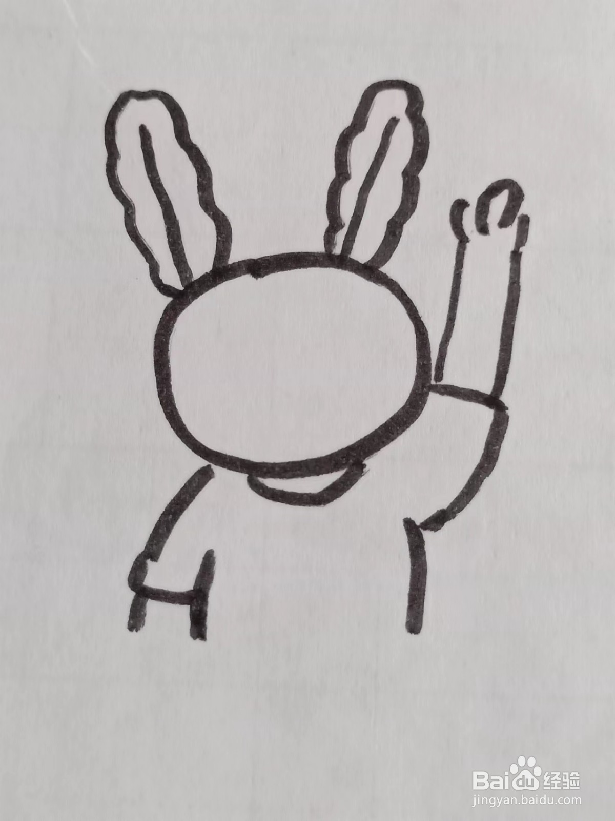 怎样画“小兔子”的简笔画