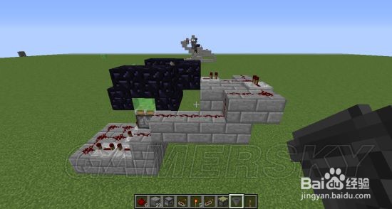 我的世界平地隐藏门教程