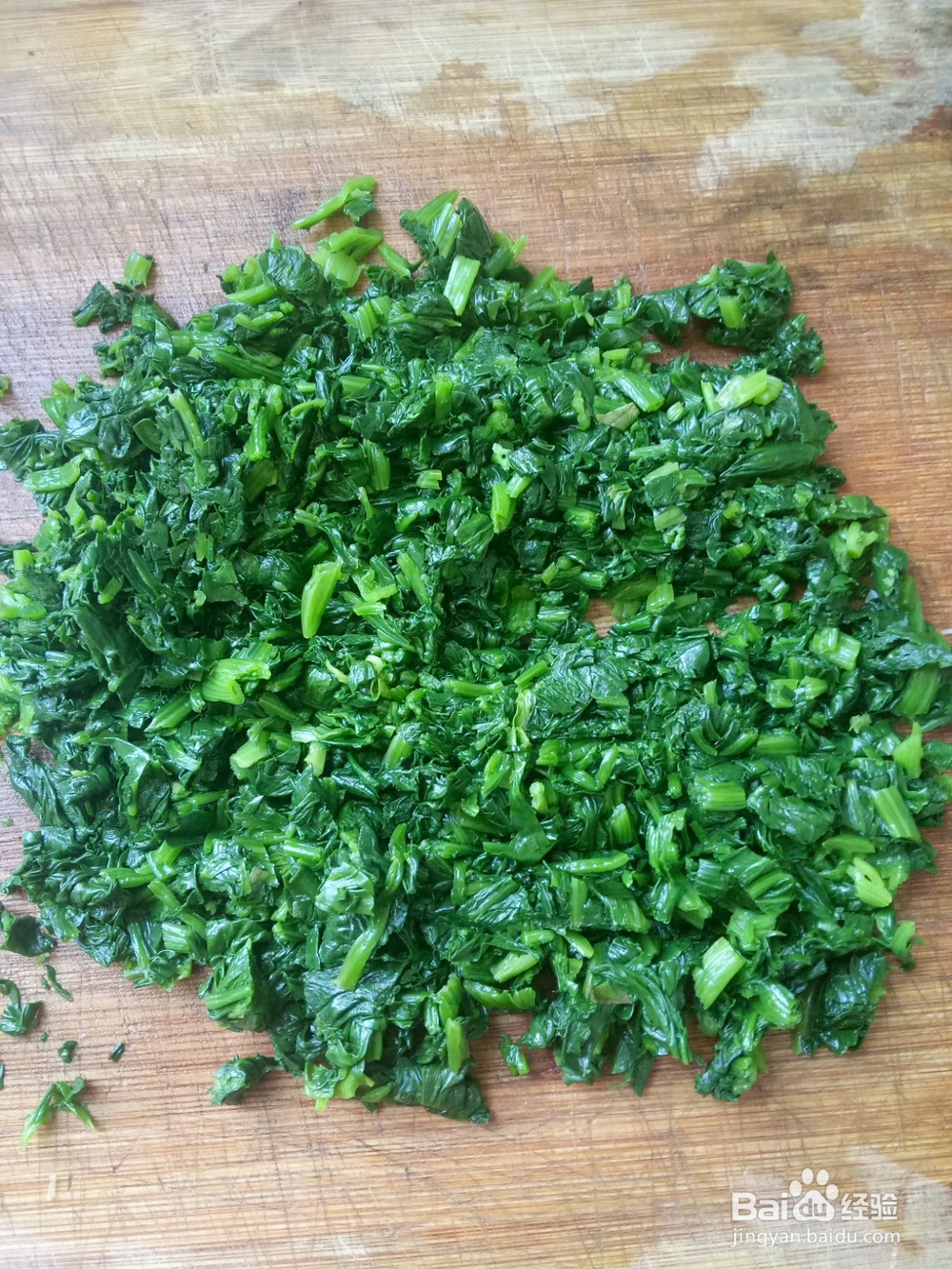 菠菜鸡蛋糕（保鲜膜版）