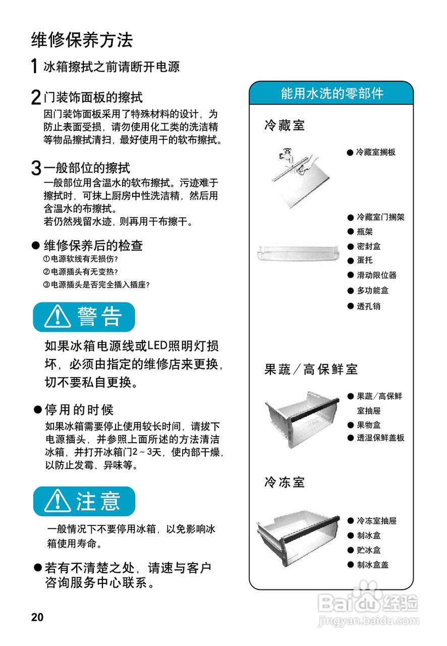 松下NR-C29FG1冰箱使用说明书:[2]