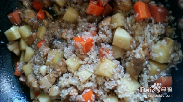 家常做法的什锦闷饭