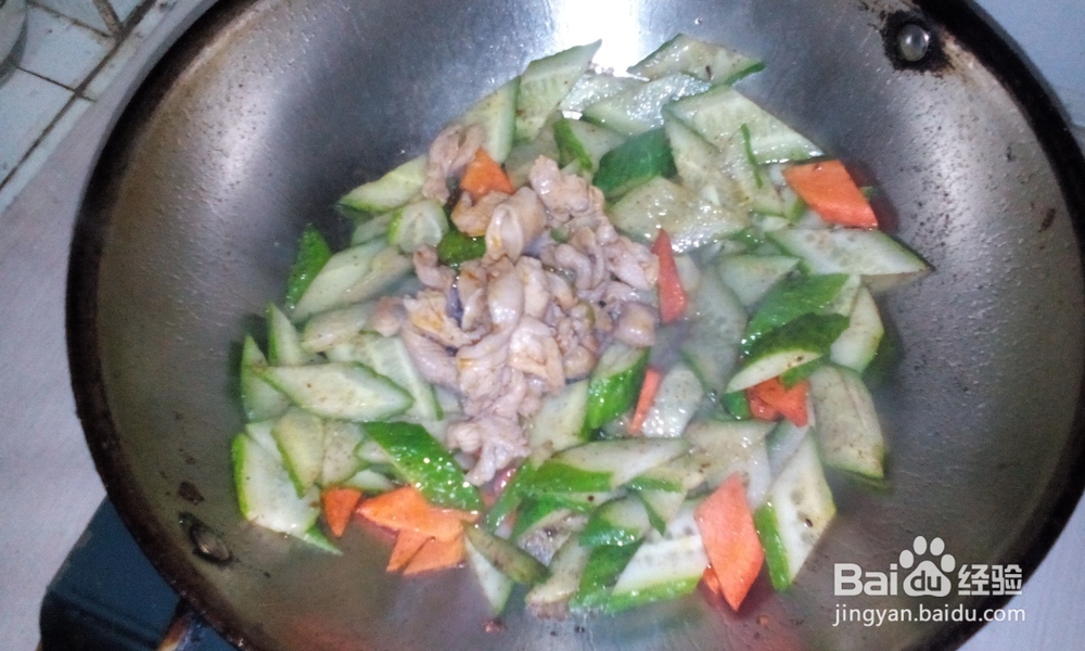 家常小炒——脆瓜炒鸡肉