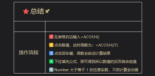 WPS怎么计算双曲余弦值