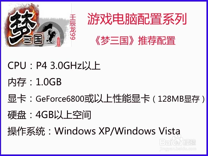 游戏电脑配置：[3]《正当防卫2》《梦三国》