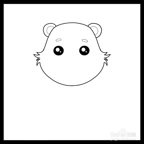 怎么画小熊简笔画(儿童简笔画)