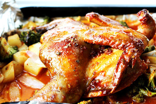 焦皮桂花茄汁烤鸡这样做才好吃