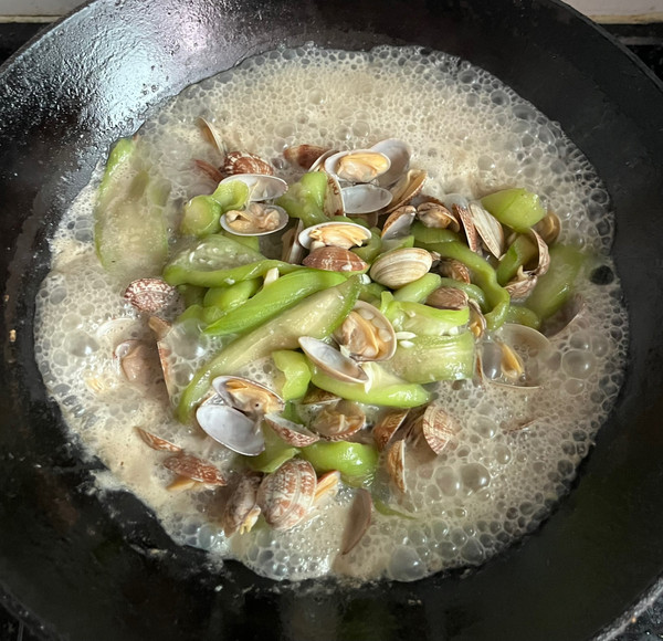 万能丝瓜蛤蜊花甲吃法