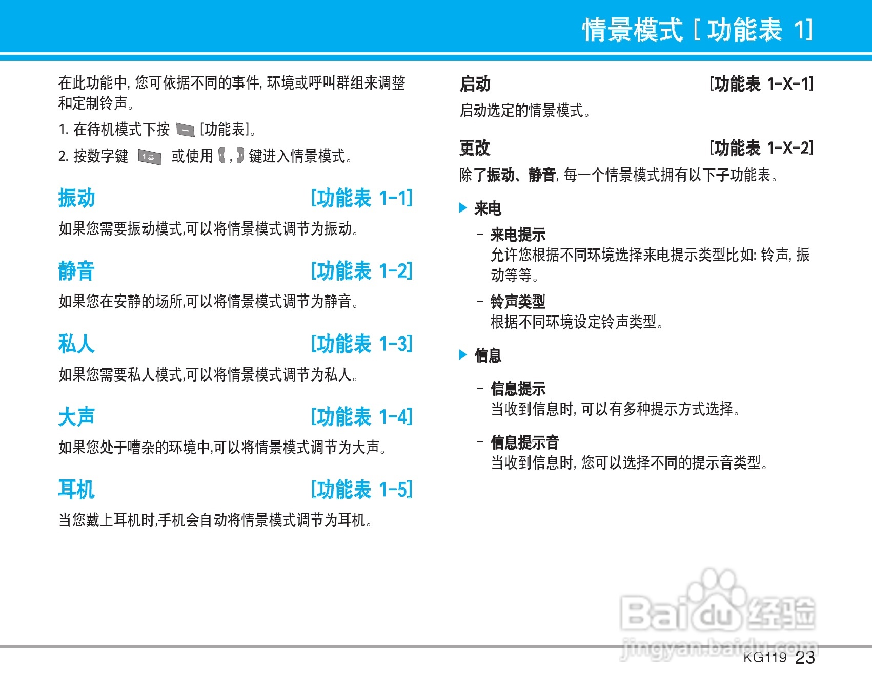 乐金手机KG119型使用说明书:[3]