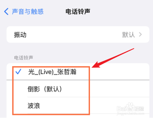 苹果13如何设置电话铃声