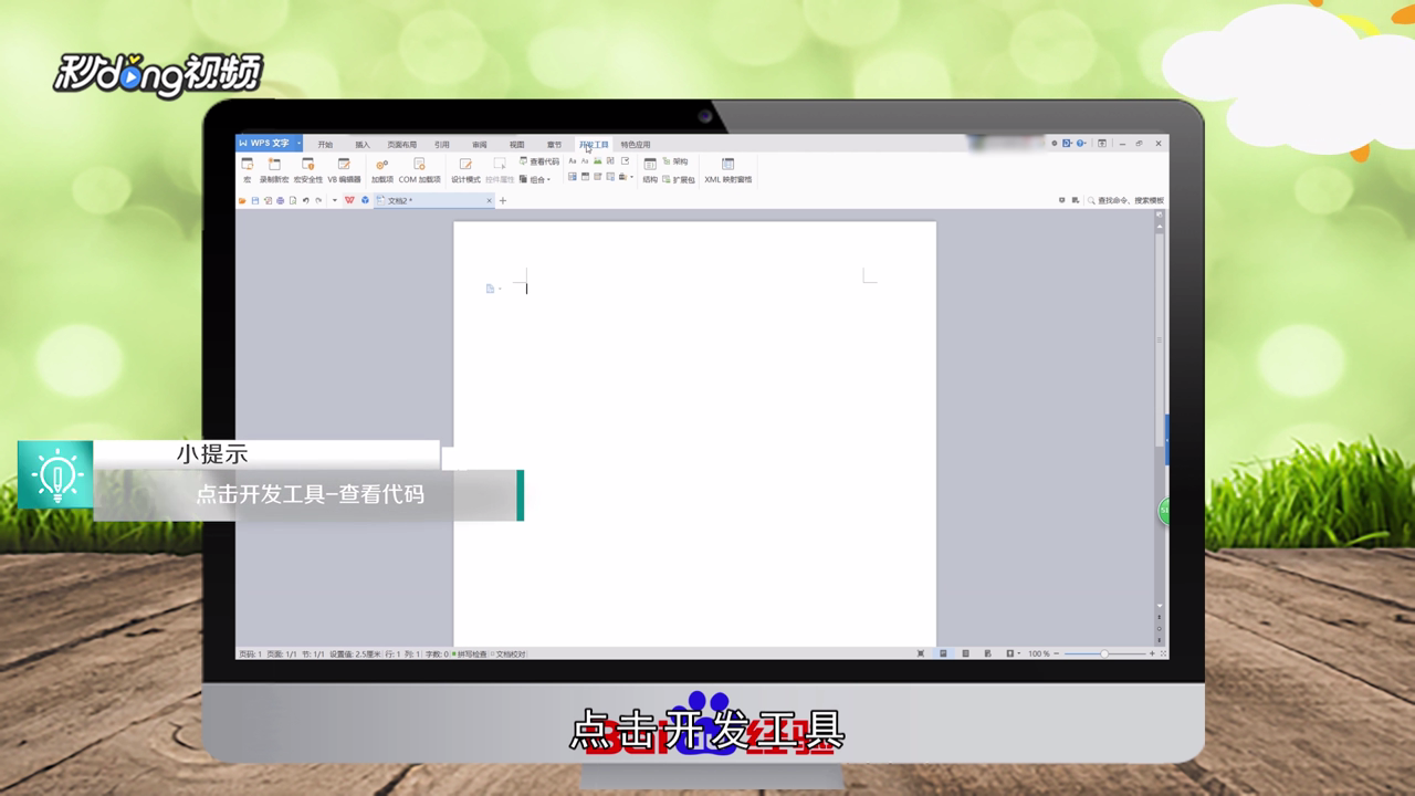 WPS文件中怎么运行代码