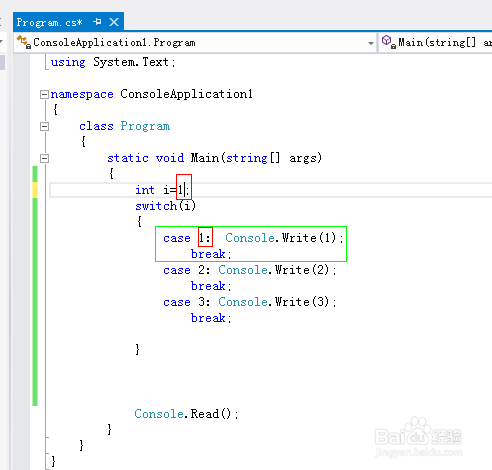 C#语言入门：[15]多分支选择switch语句