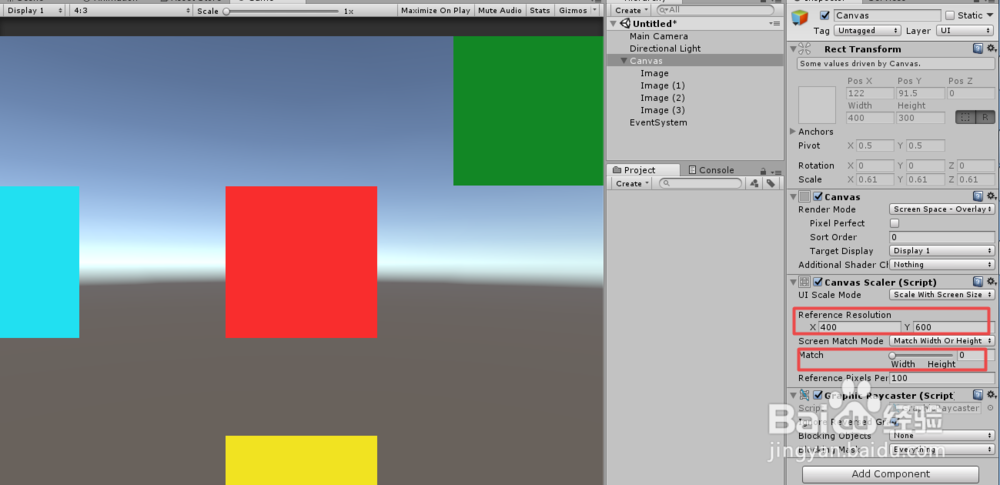 Unity UGUI技巧 之 Canvas对屏幕的自适应适配