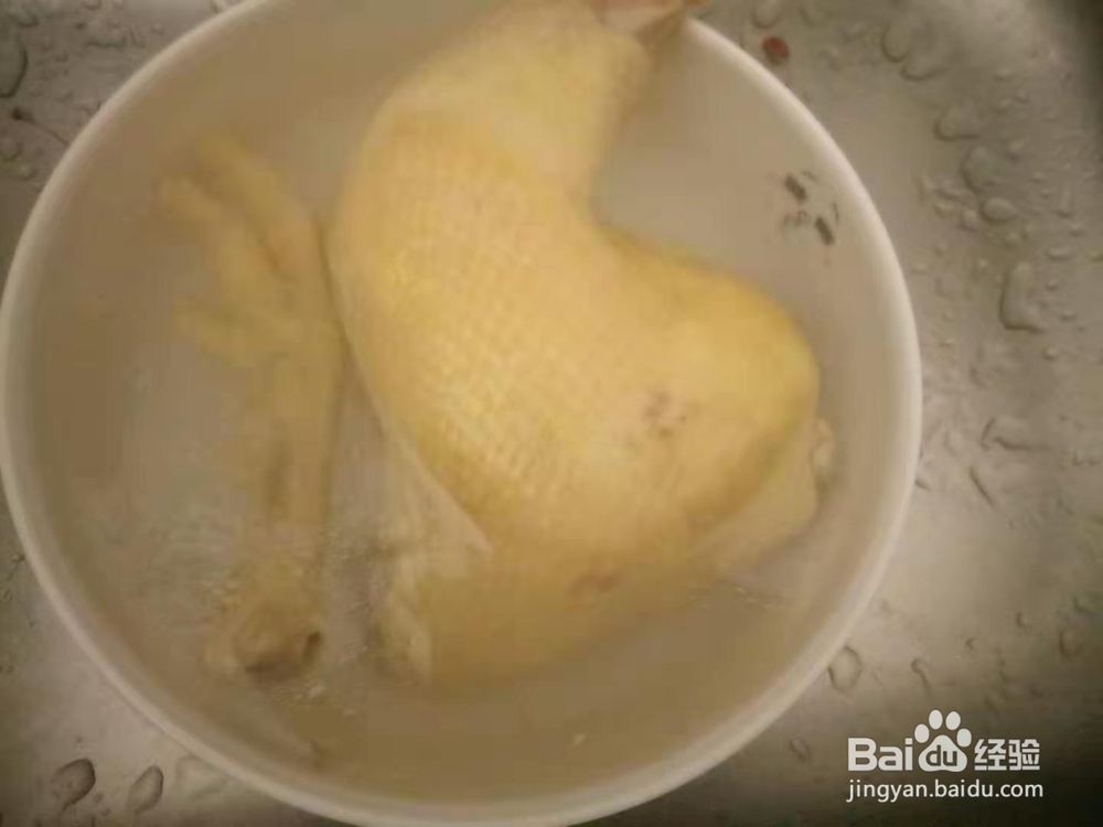 二人餐桌系列三，白切鸡