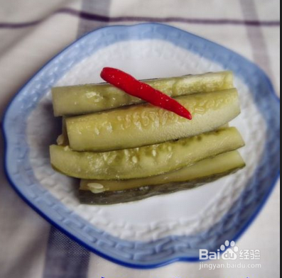 孕早期食谱----自制酸黄瓜