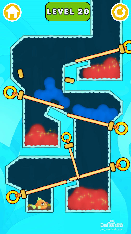 Fish Rescue Pull The Pin的Level 20怎样过关