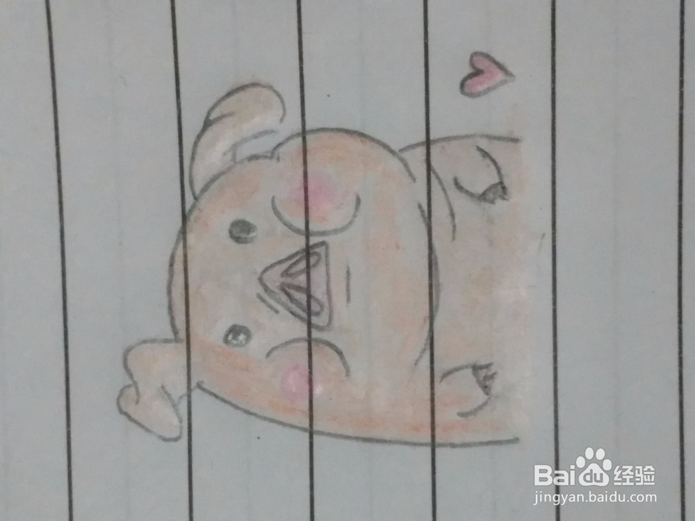 十二生肖 猪 简笔画 详细步骤教程