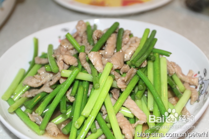 家常菜之蒜苔炒肉