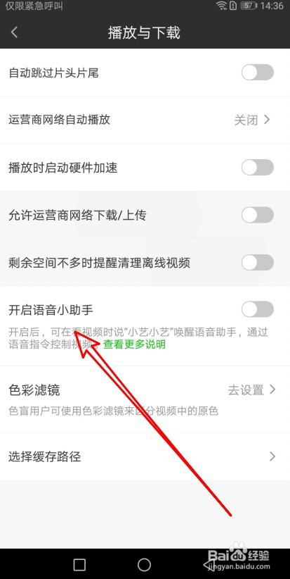 爱奇艺如何开启语音小助手