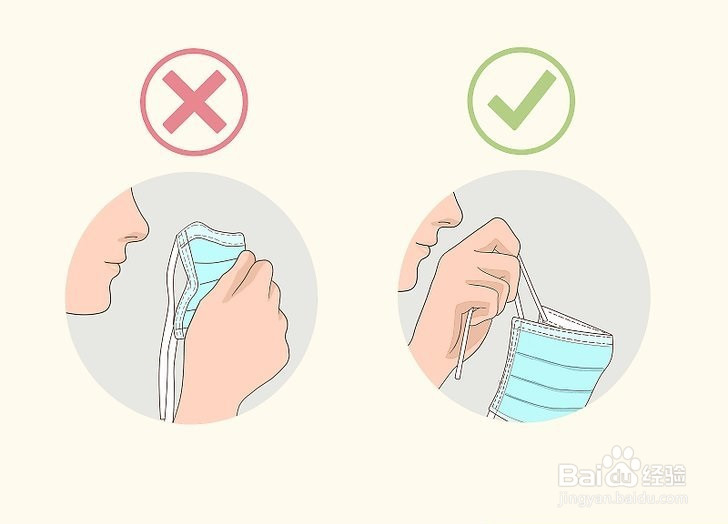 如何正确佩戴医用外科口罩？