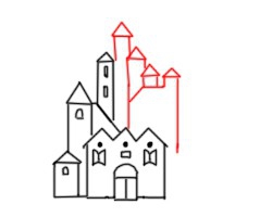 古堡城镇怎么画