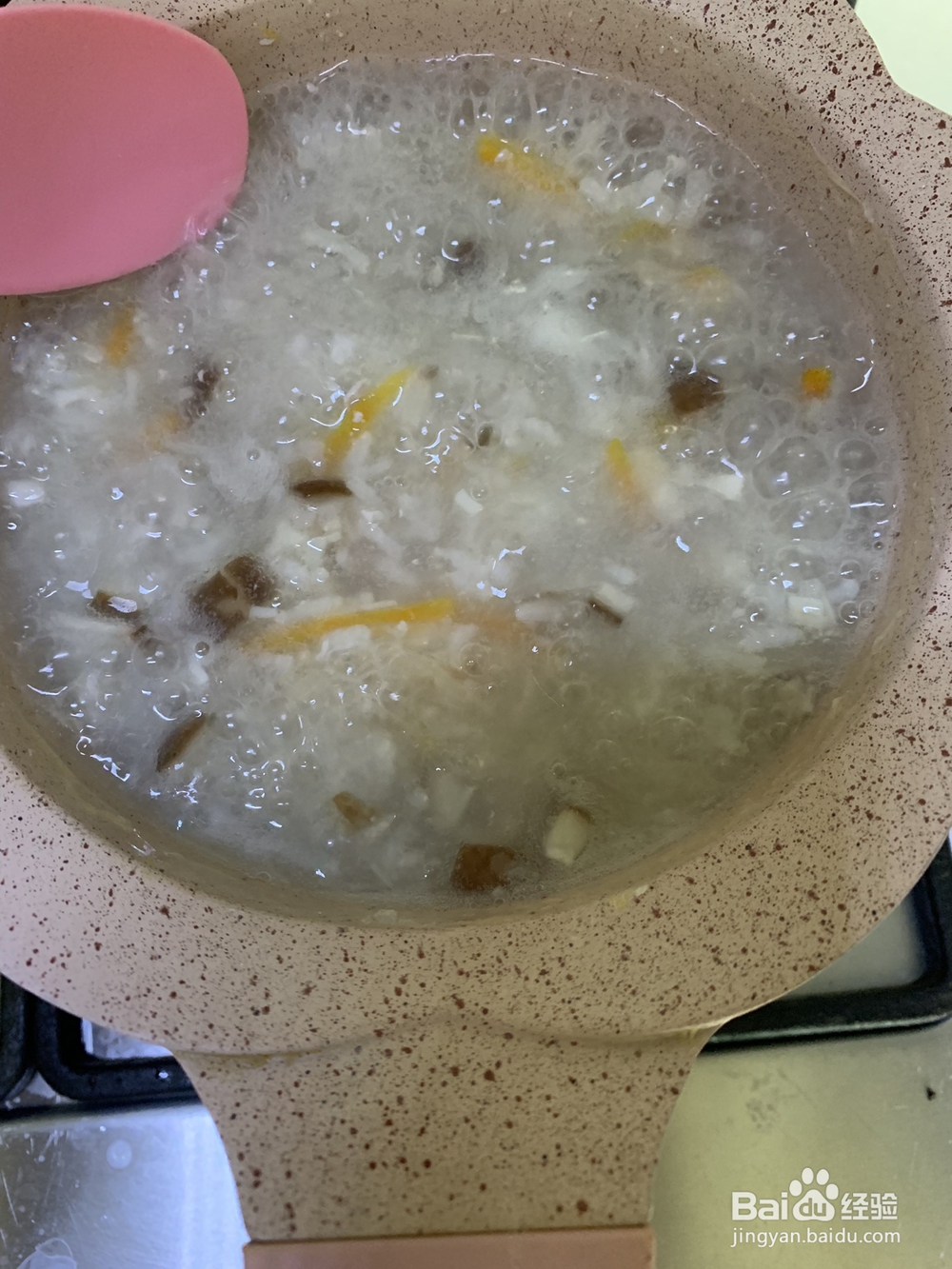 简单好吃的干贝香菇瘦肉粥