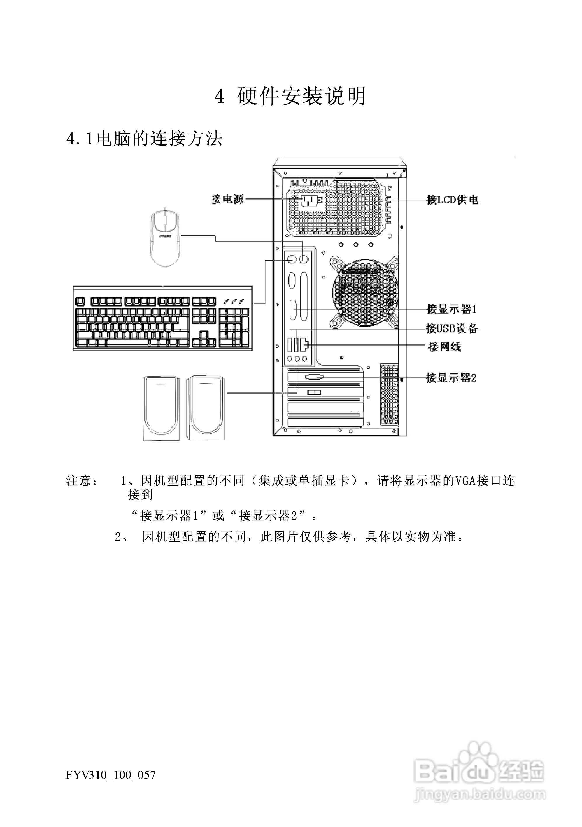 方正电脑飞越V310系列机型说明书:[3]