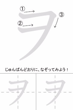 日语五十音图入门：教你写好假名-ワ行