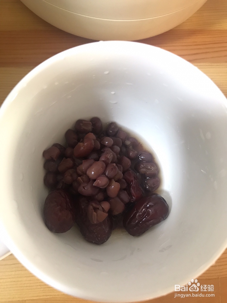 非常简单的牛奶红豆燕麦