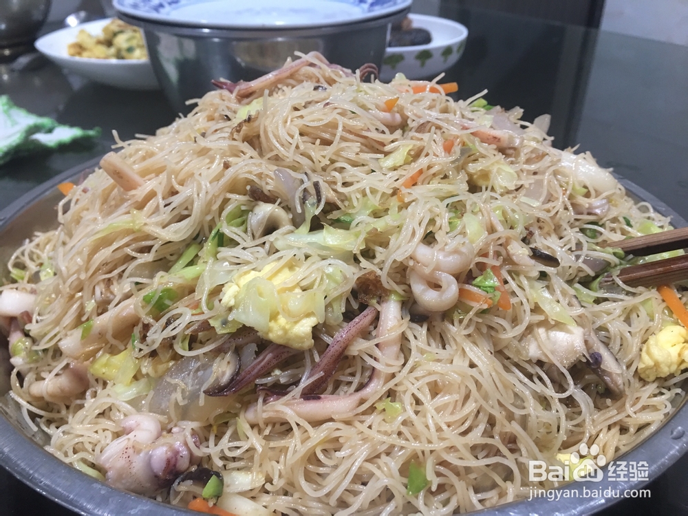 超级过瘾的家庭炒米粉美味