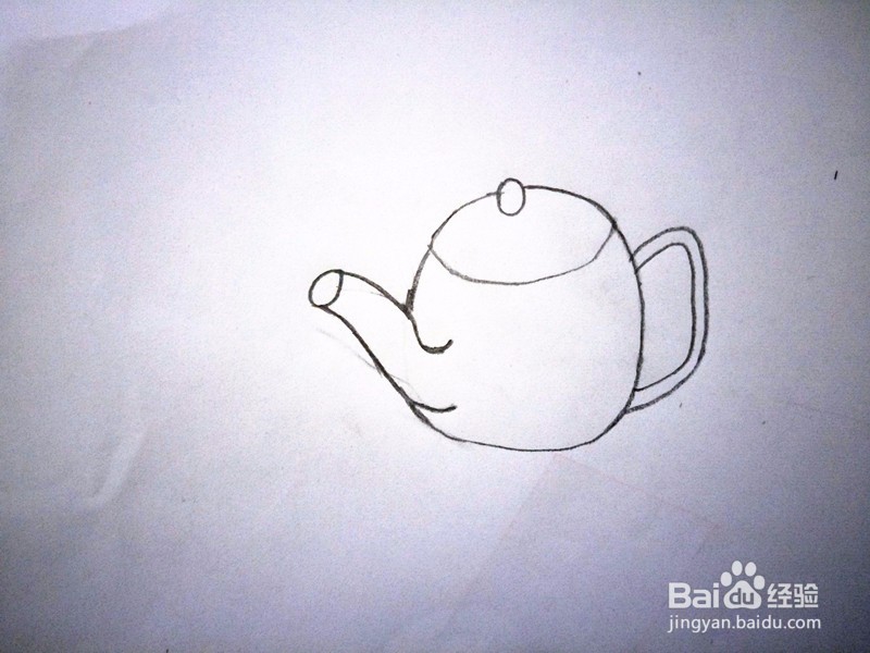 茶壶的简单画法