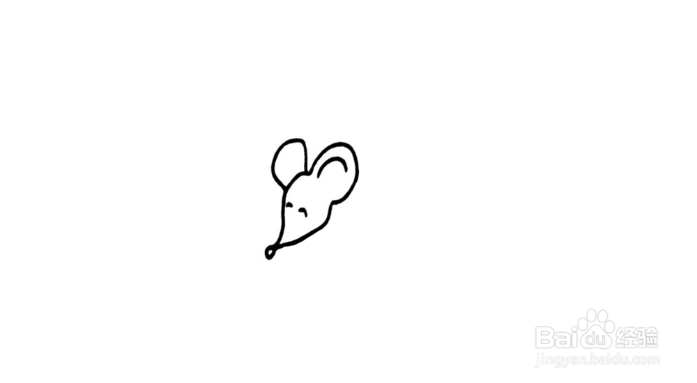老鼠简笔画怎么画