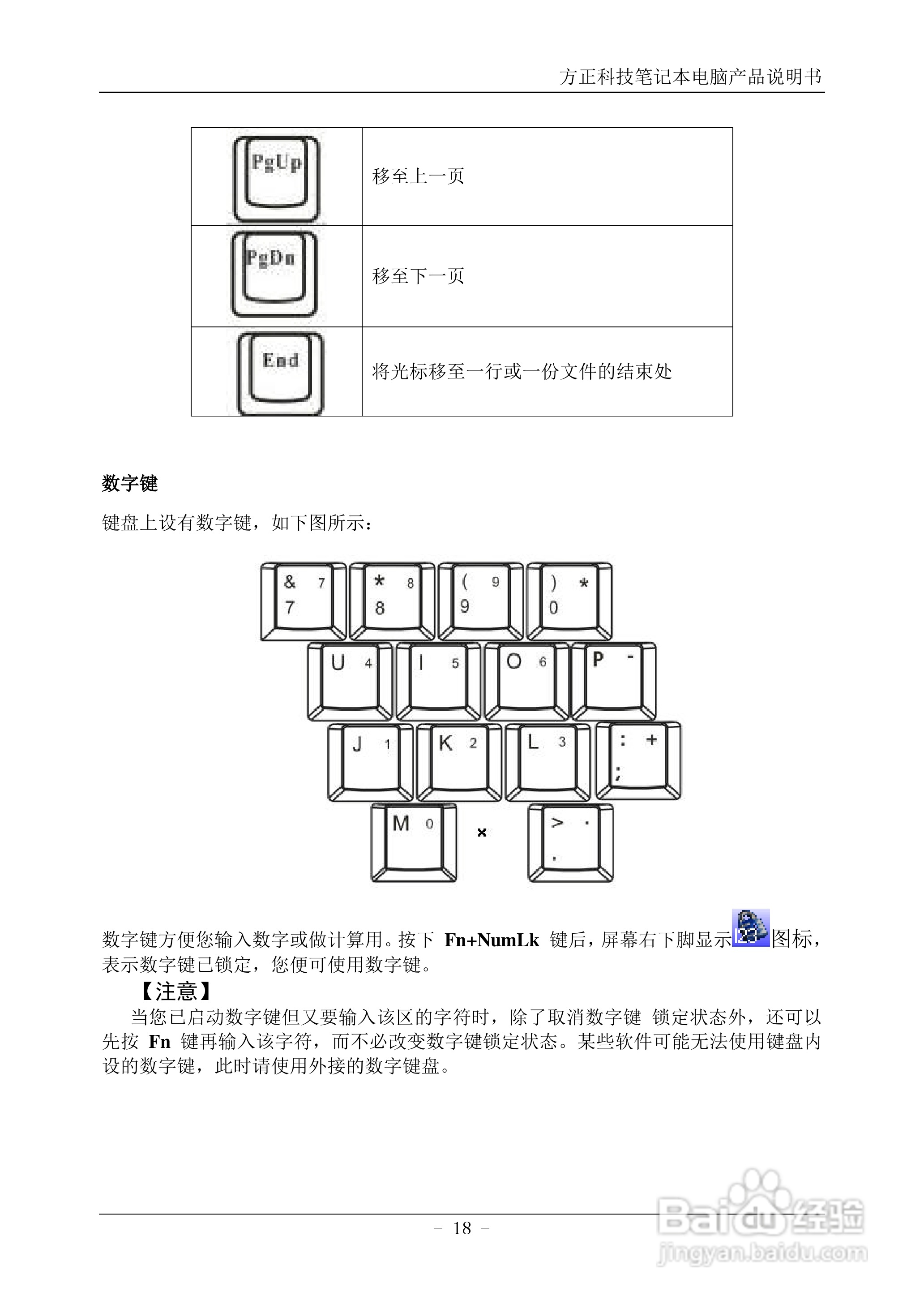 方正R310SU笔记本产品说明书:[3]
