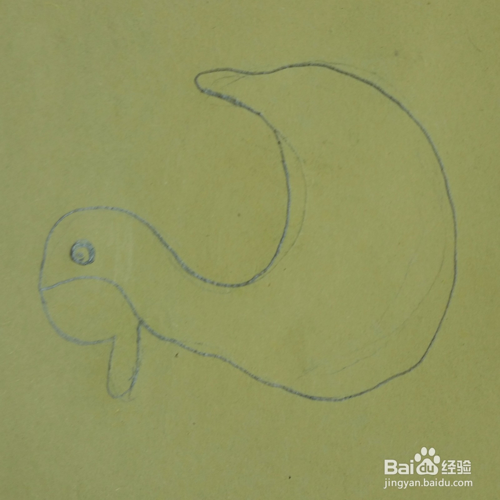 儿童简笔画小鸭子
