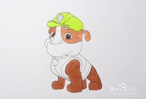 汪汪队小丽怎么画