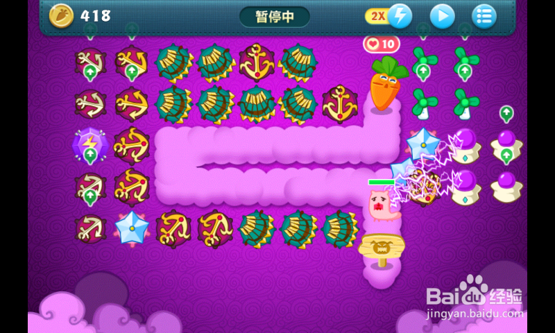 保卫萝卜挑战关37之全清金萝卜攻略