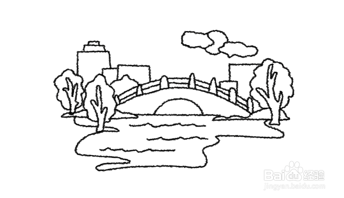 紫阳湖公园怎么画