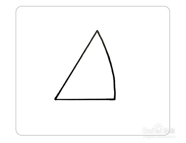 三角形做游戏的绘画怎么画