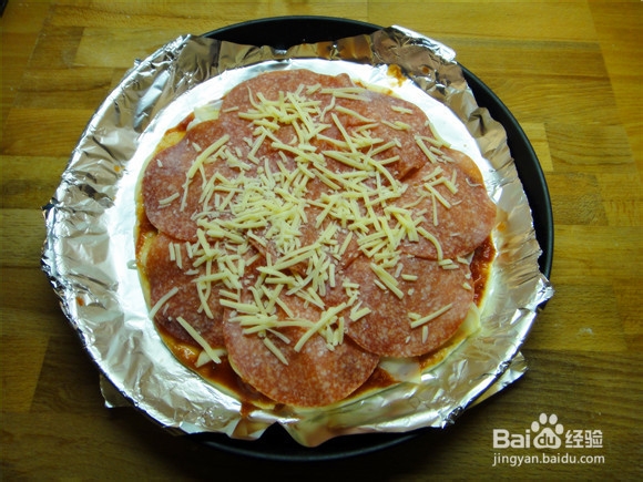 意大利香肠比萨简易版