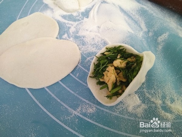 鸡蛋抱饺的做法