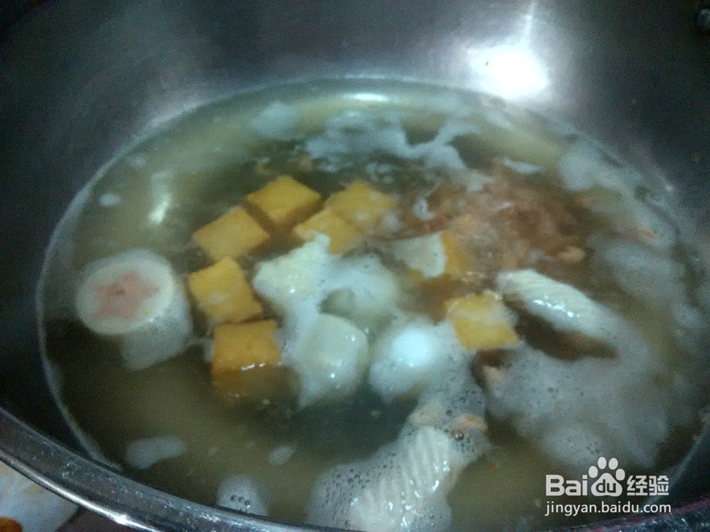 白菜虾仁土豆火锅丸羊肉片火锅