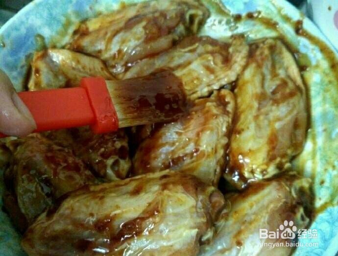 空气炸锅版的蜂蜜烤翅的做法!!!