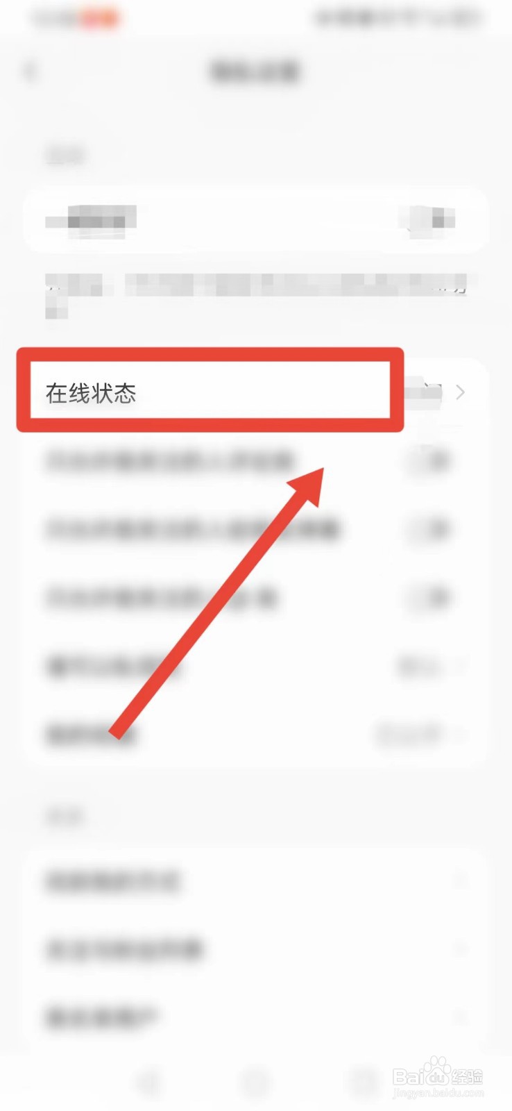小红书如何设置“隐身”的在线状态