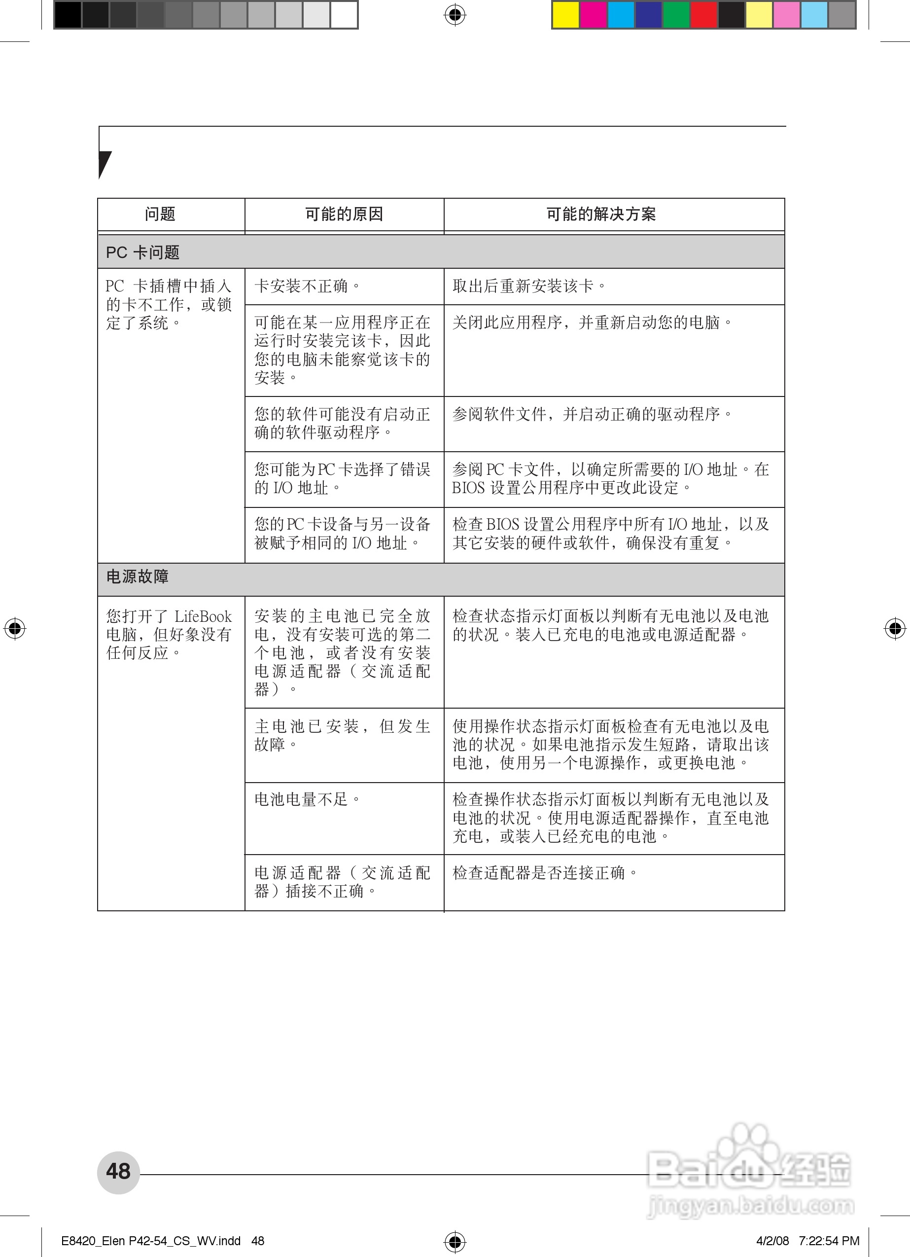 富士通E8420笔记本电脑使用说明书:[6]