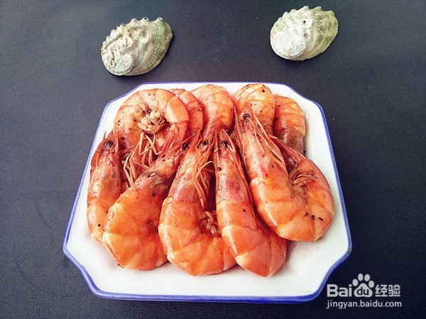 快手炒大虾的做法