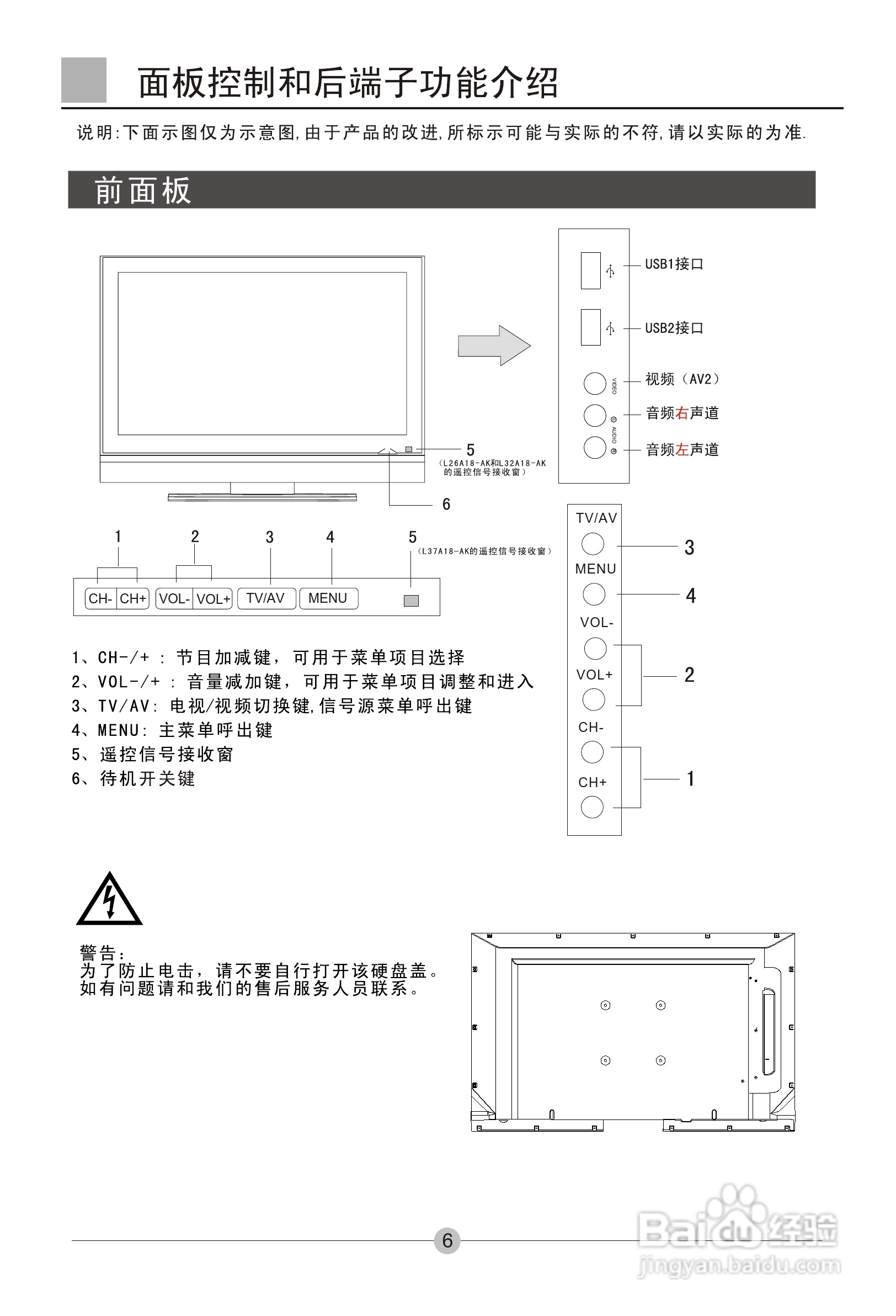 海尔L26A18-AK液晶彩电使用说明书:[1]