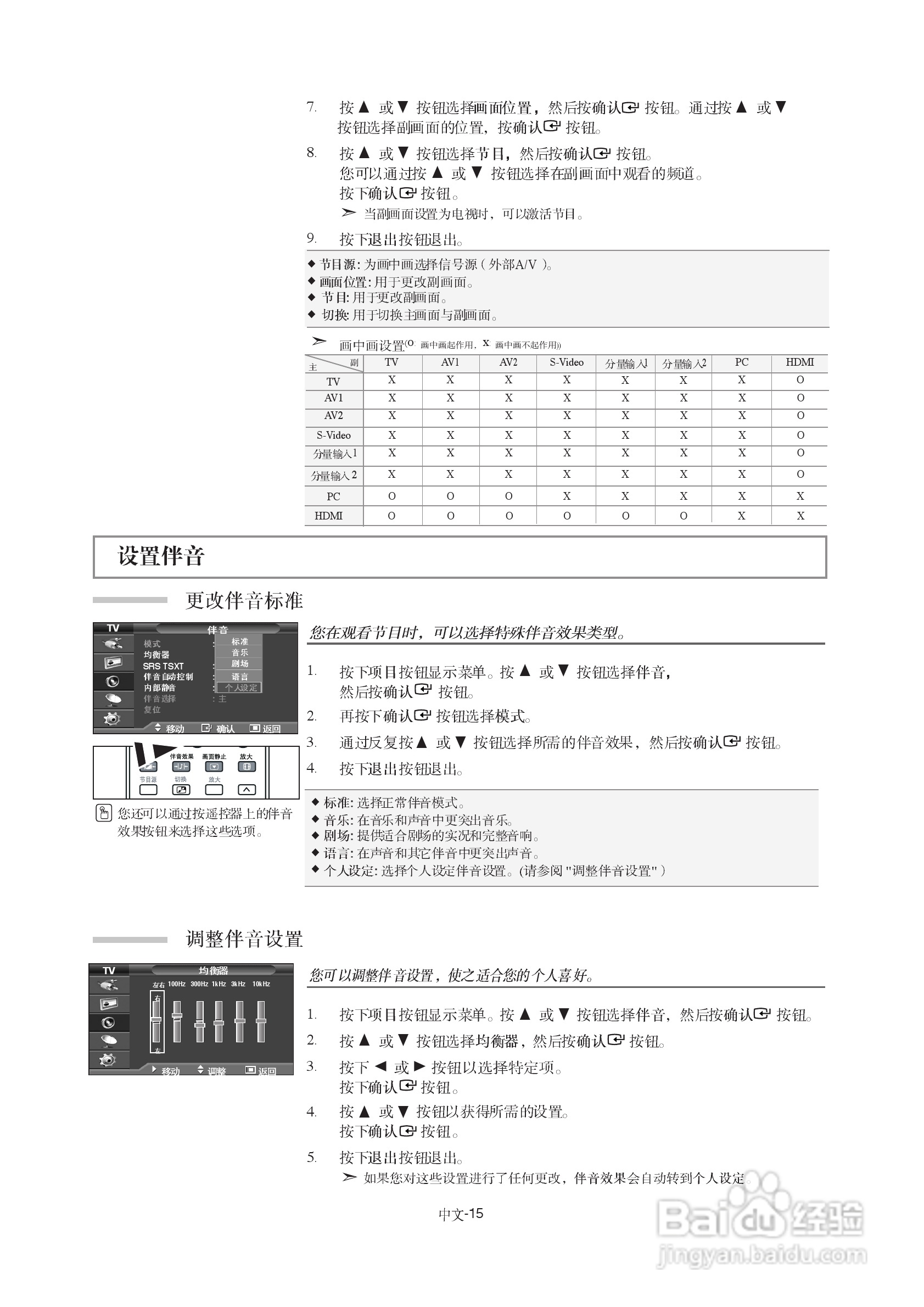 三星LA40R71B液晶彩电使用说明书:[2]